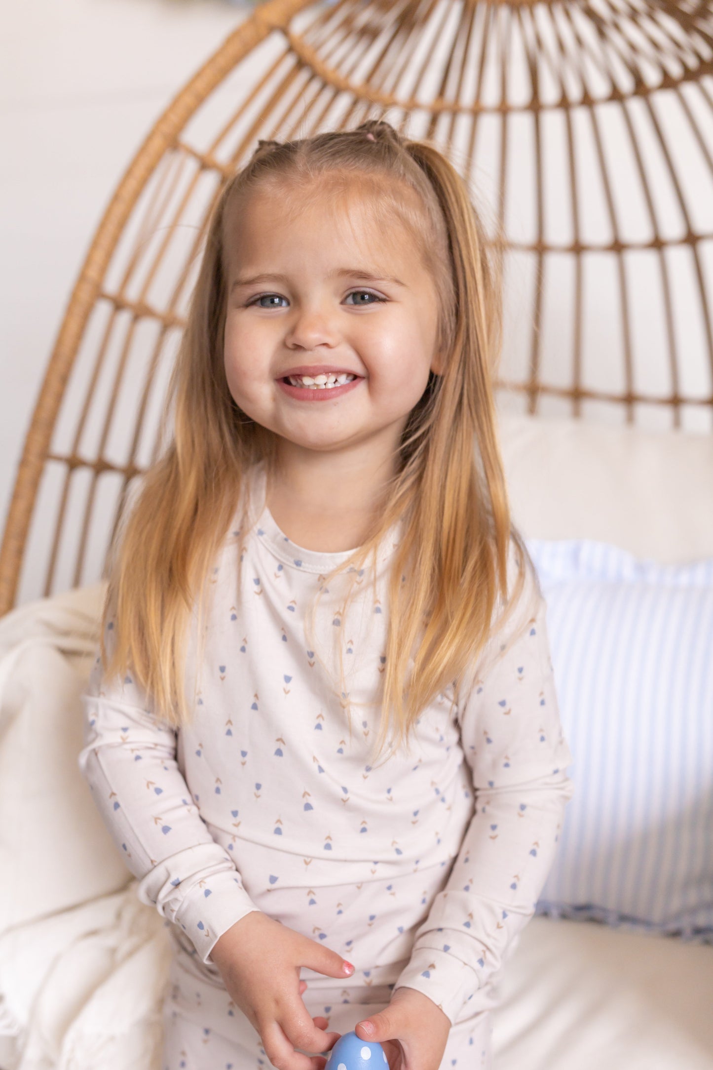 Tiny Tulips 2pc Floral Bamboo Pajamas