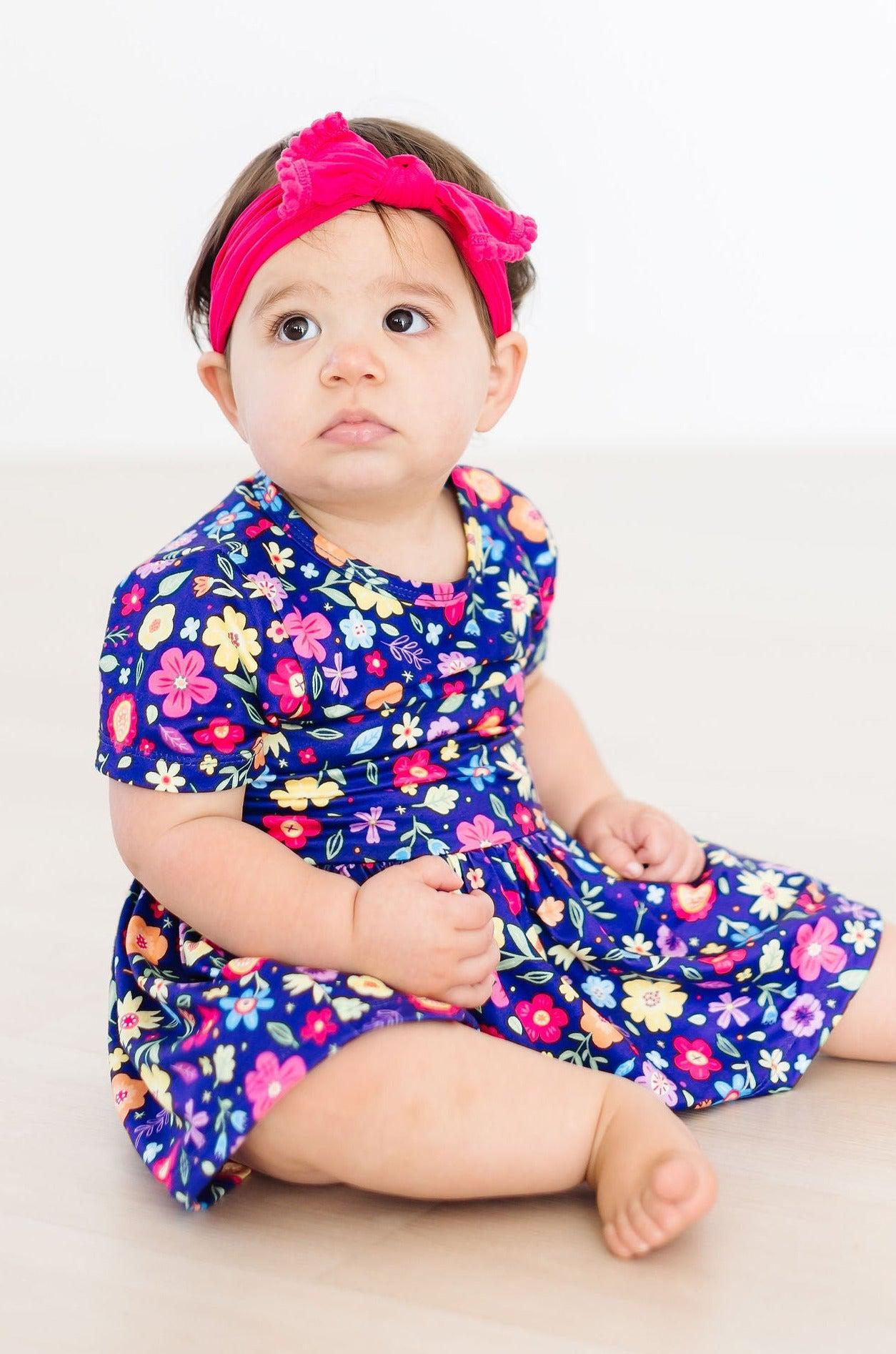 Pick a Posy S/S Twirl Bodysuit Romper