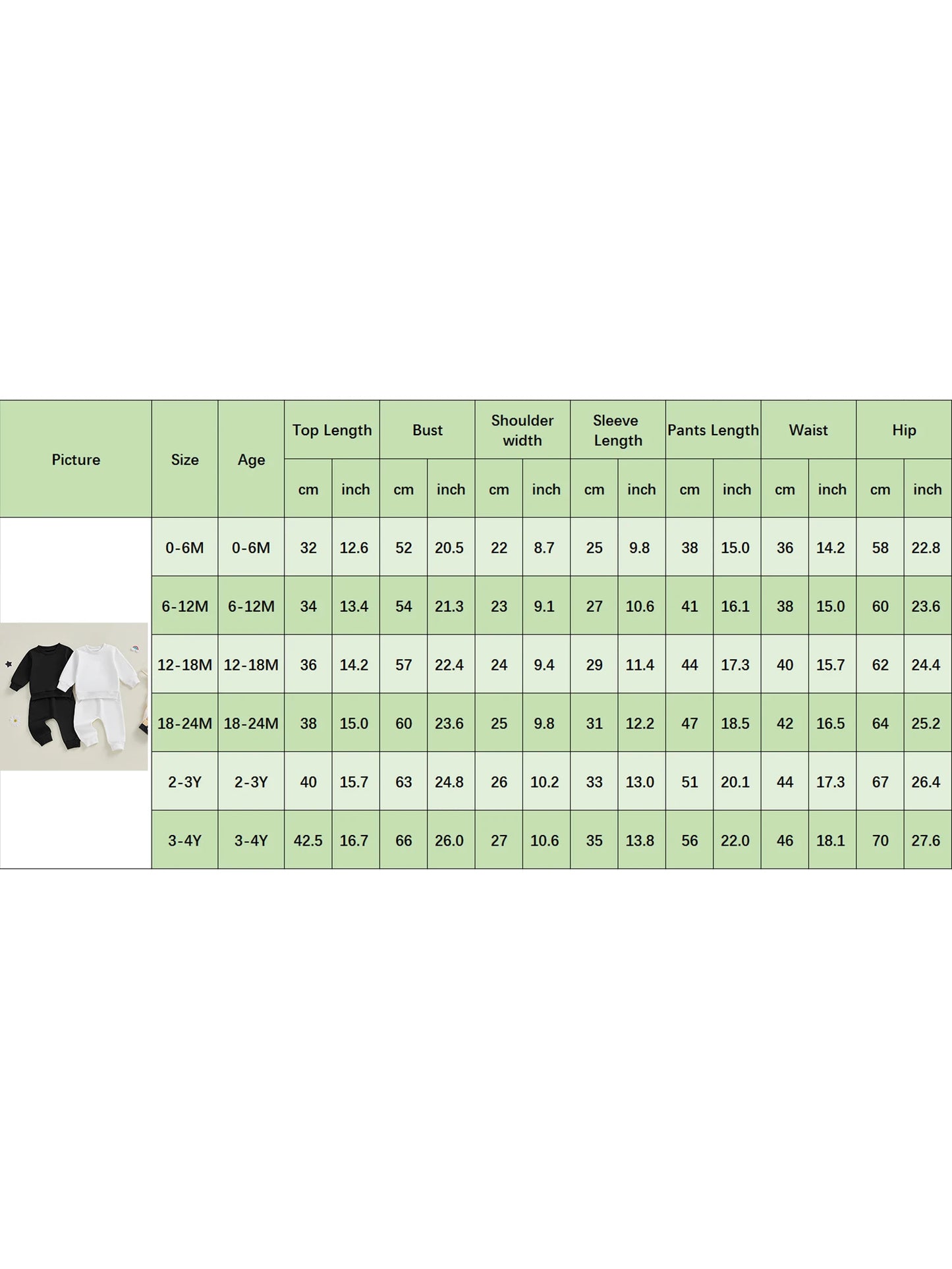 Baby Toddler Boy Girl 2Pcs Spring Fall Outfits Solid Color Long Sleeve Round Neck Pullover Top + Elastic Waist Long Pants Jogger Set