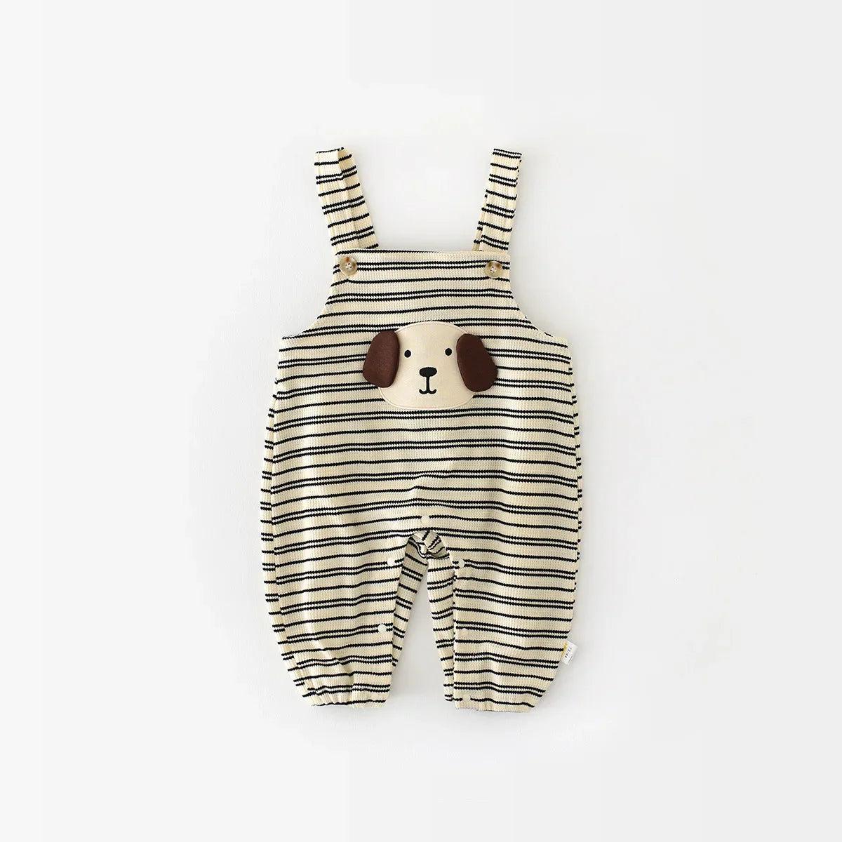 Doggy Striped Baby Jumpsuit Romper