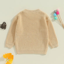 Load image into Gallery viewer, Baby Toddler Kids Girls Big Sister Autumn Winter Knit Sweater Long Sleeve O Neck Letter Embroidery Pullover Knitwear Top
