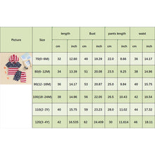 Load image into Gallery viewer, Toddler Baby Boy Girl 2Pcs 4th of July Outfit Short Sleeve Stars and Stripes Flag Print Hooded Top + Shorts Set Clothes
