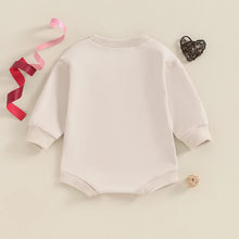 Load image into Gallery viewer, Baby Girls Boys Romper Long Sleeve Crew Neck Happy Letters Print Jumpsuit Clothes
