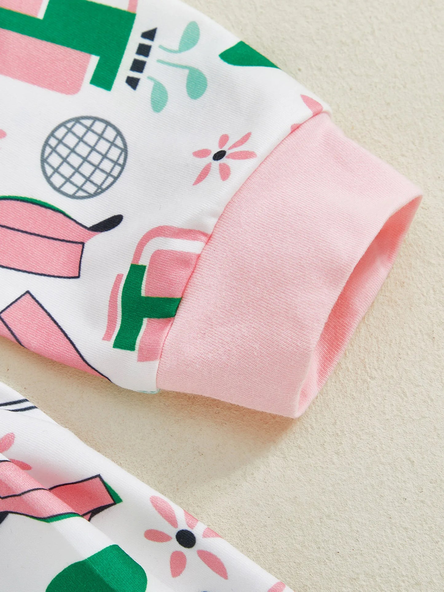 Baby Toddler Girl Golf Print Dress Lapel Button Front Long Sleeves A Line Dress