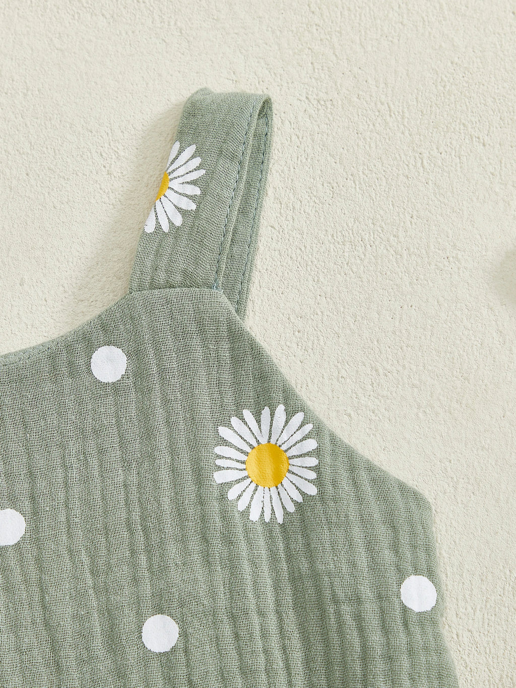 Baby Toddler Girls Summer Overalls Infants Sleeveless Daisy Floral Print Suspender Flared Pants
