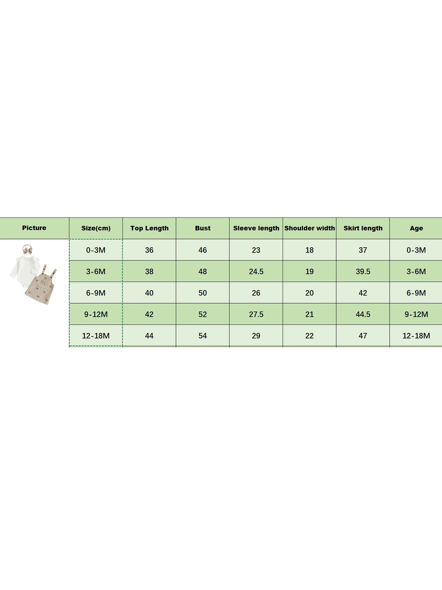 Baby Girls 3Pcs Outfit Ruffle Long Sleeve Crew Neck Romper Overall Bow Dress and Headband Set