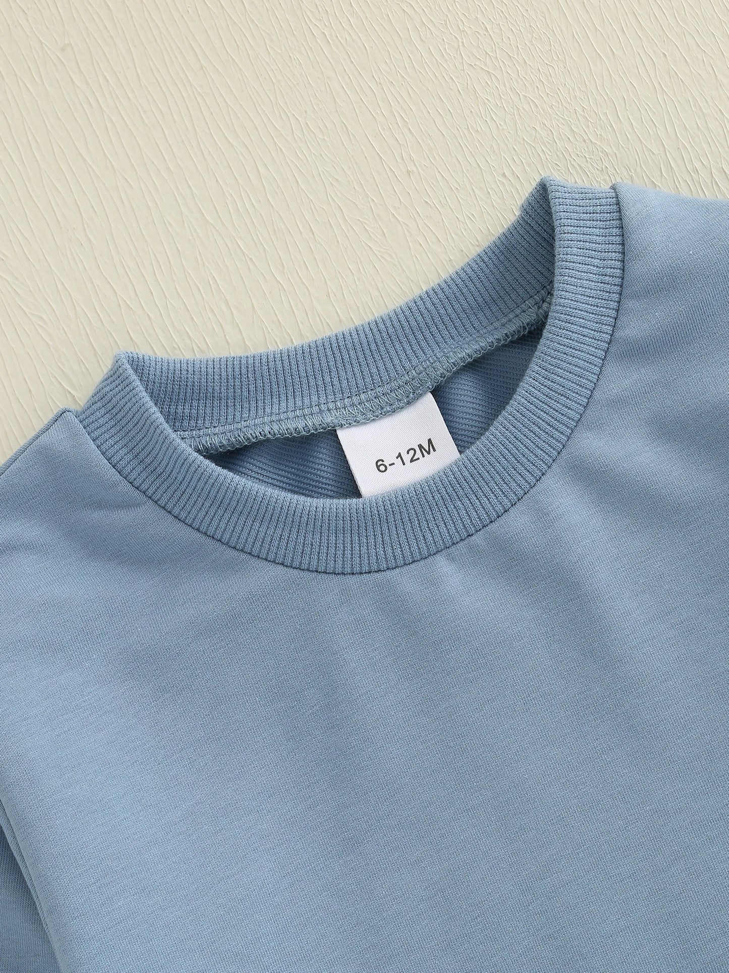 Baby Toddler Boys 2Pcs Casual Clothes Set Color Patchwork Long Sleeve Pullover Top with Elastic Waist Jogger Pants