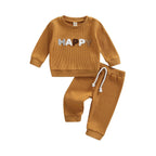 Baby Waffle 3D Print Jogger Set