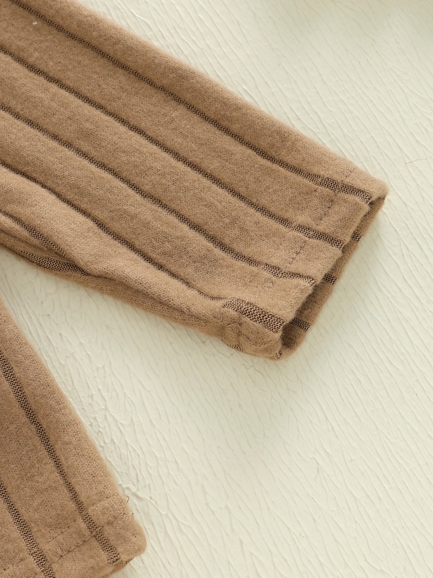 Baby Toddler Girls 2Pcs Clothing Set Long Sleeve Flower Top with Solid Color Pants Outfit