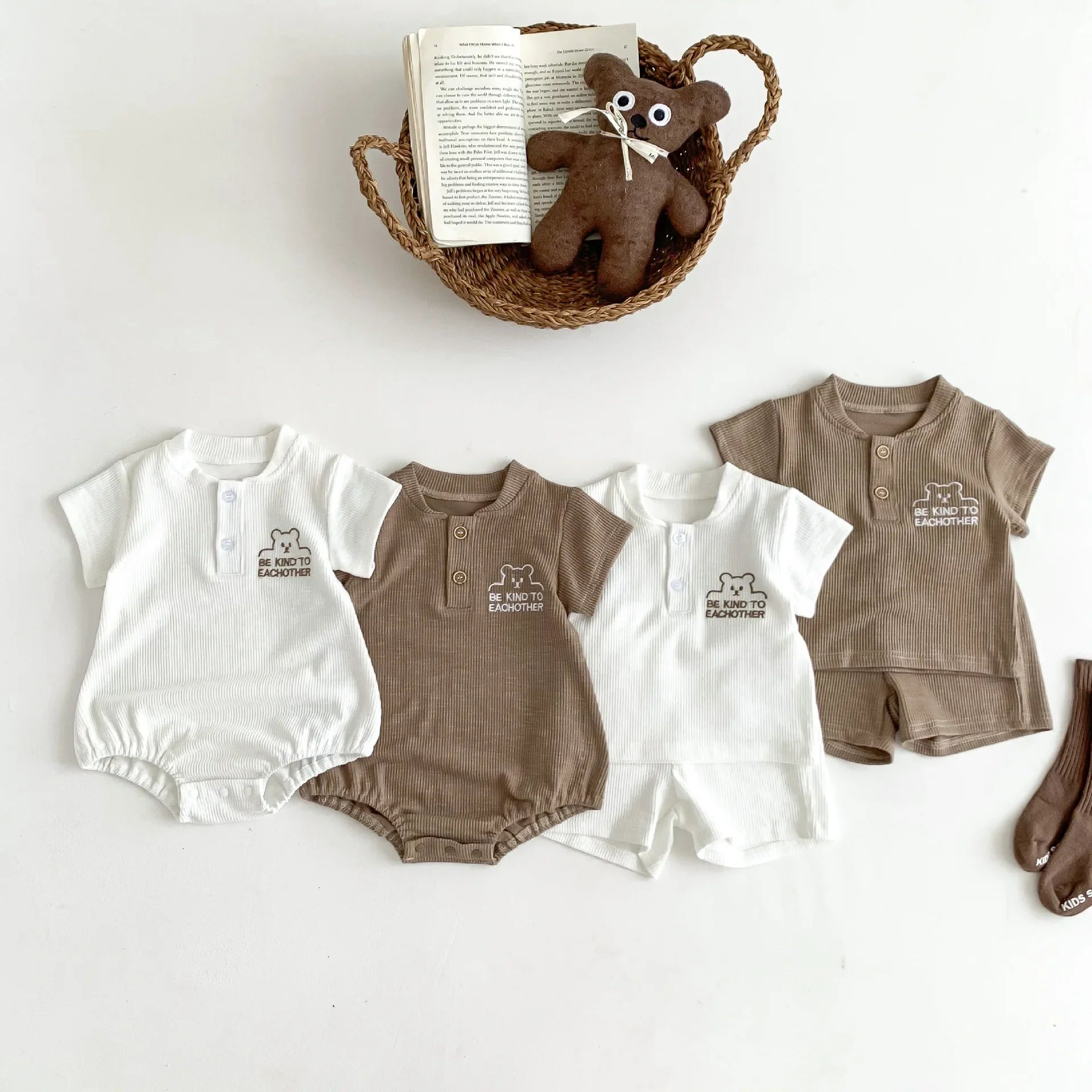 Kind Bear Bodysuit Romper