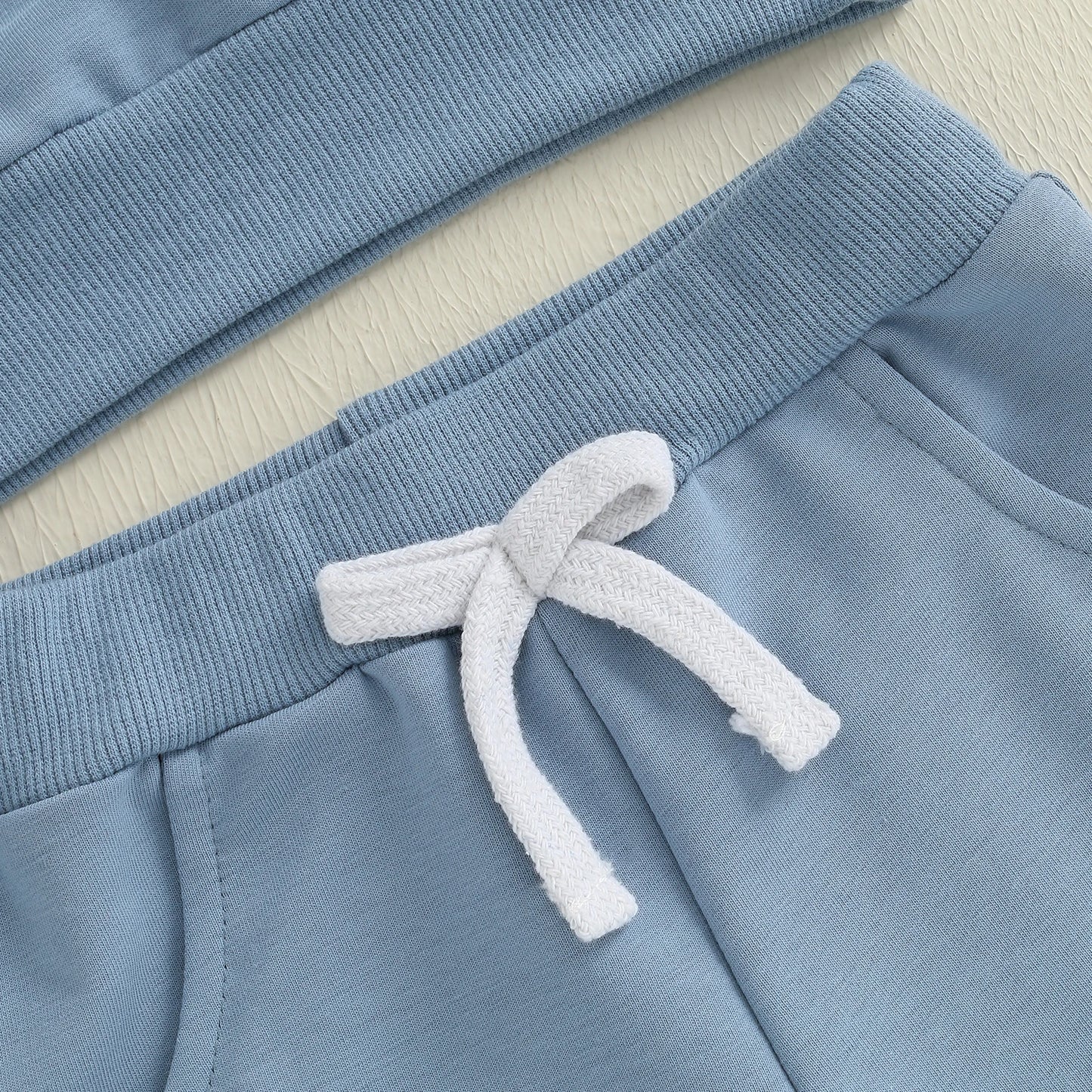 Baby Toddler Boys 2Pcs Casual Clothes Set Color Patchwork Long Sleeve Pullover Top with Elastic Waist Jogger Pants