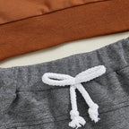 Baby Toddler Boy 2Pcs Halloween Outfit Long Sleeve Top Pumpkin Embroidery Pants Set Toddler Clothes