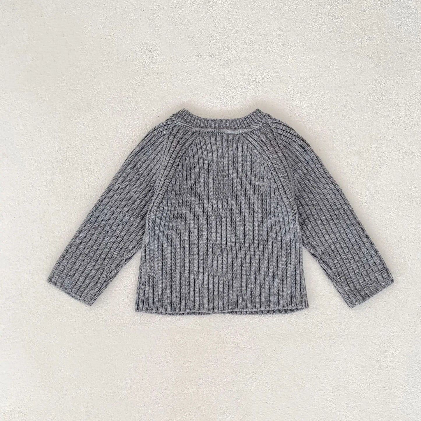 Baby Toddler Boy Girl Sweater Cardigan Knit Winter Clothes Thick Warm Knitwear Long Sleeve Top