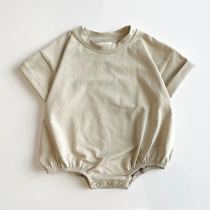 Short Sleeve T-shirt Bodysuit Romper