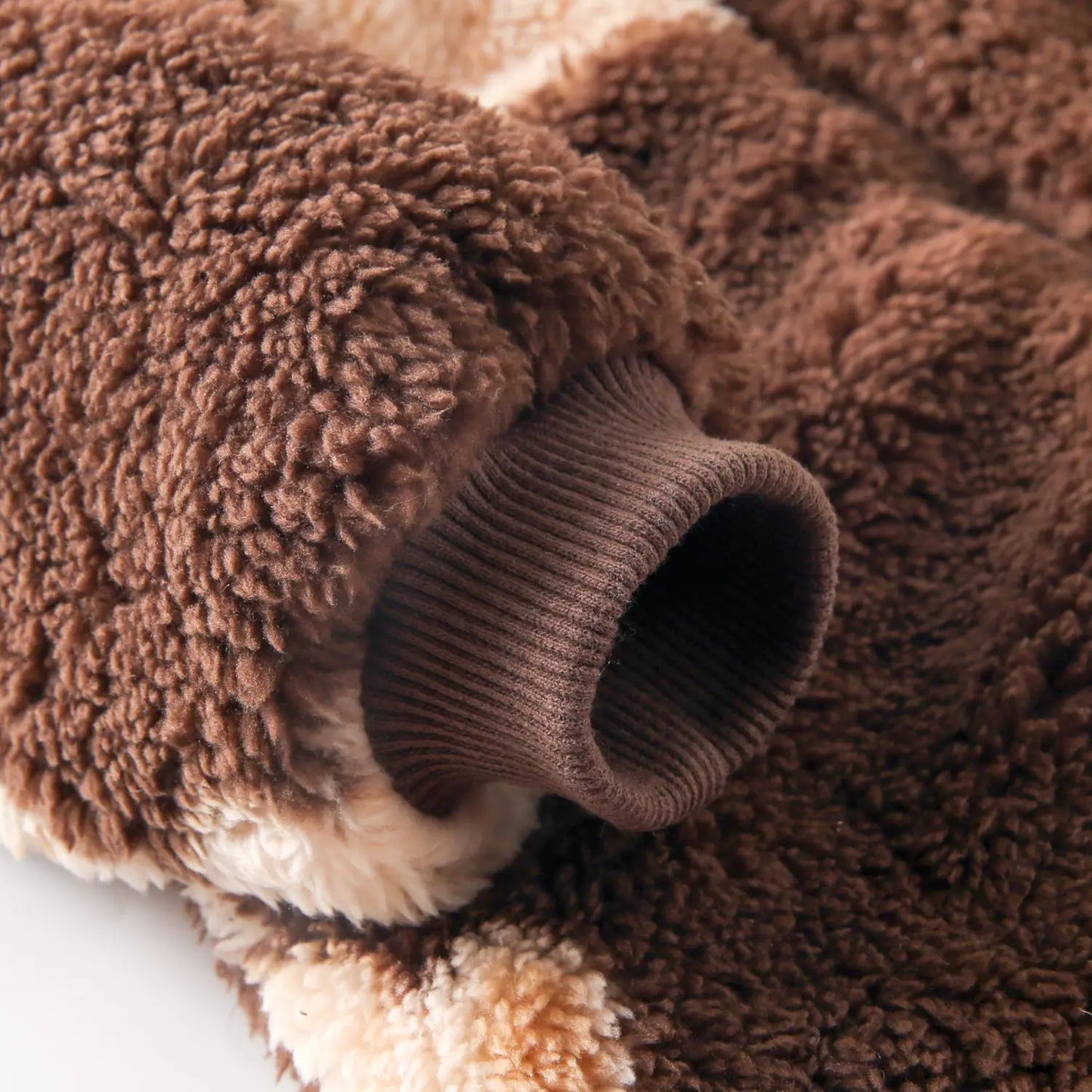 Baby Toddler Boy Girl Winter Clothes Thick Warm Fleece Bear Print Hooded Romper Long Sleeve Zipper Jumpsuit Cute Outfit