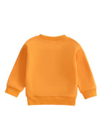 Baby Toddler Boys Girls Long Sleeve Pumpkin/Ghost/Christmas Tree Embroidery Crew Neck Top