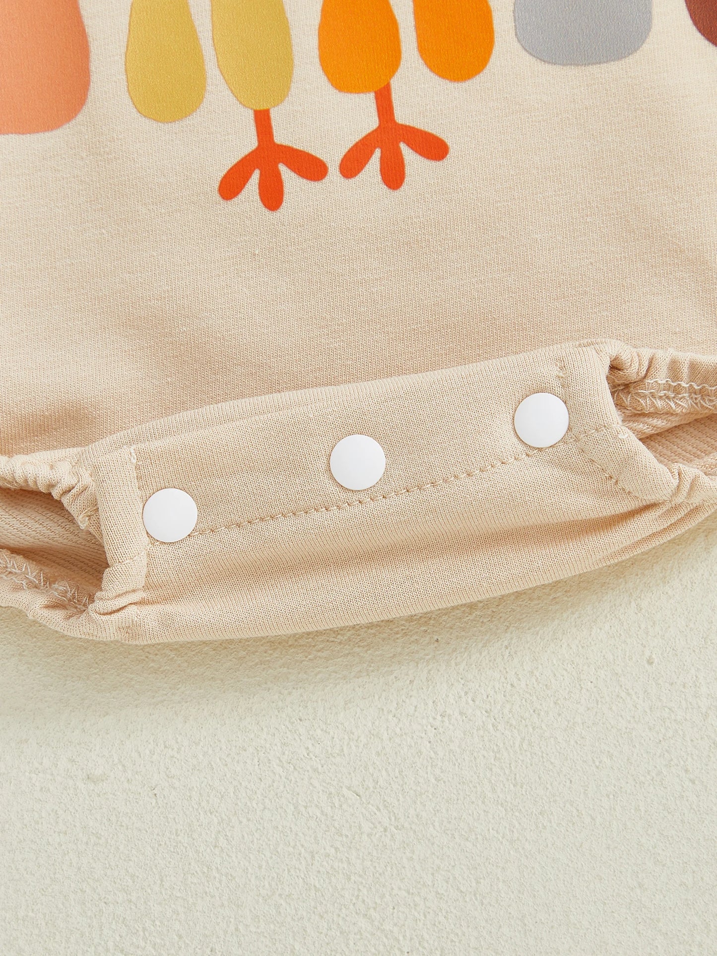 Baby Girl Boy Little Turkey Thanksgiving Day Romper Long Sleeve O Neck Turkey Letter Print Jumpsuit