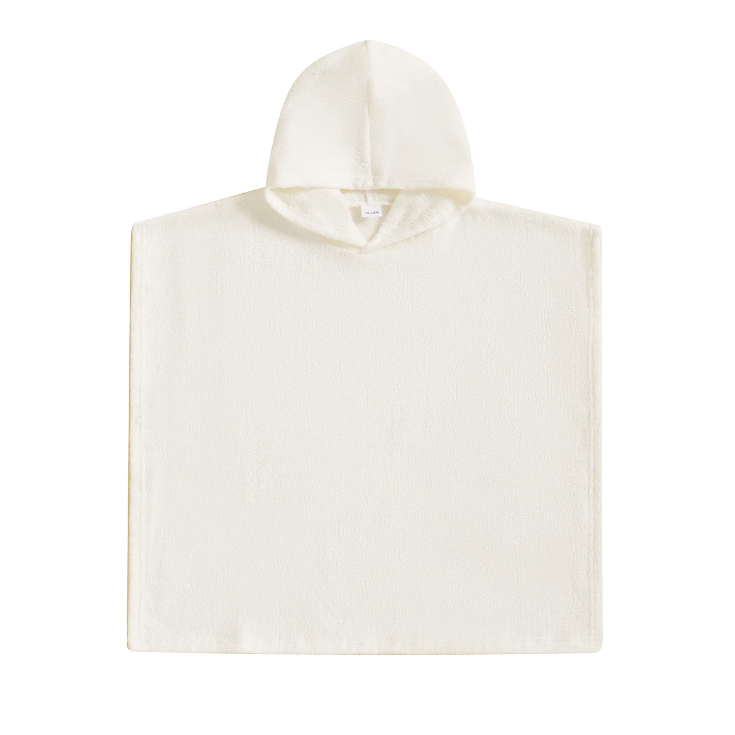 Toddler Kids Boys Girls Hooded Beach Swim Poncho Towels Solid Color Loose Fit Beach Robe Cover-up for Summer