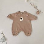 Cute Bear Face Jumpsuit Romper