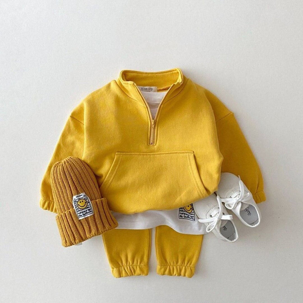 Kids High Neck Jogger Set