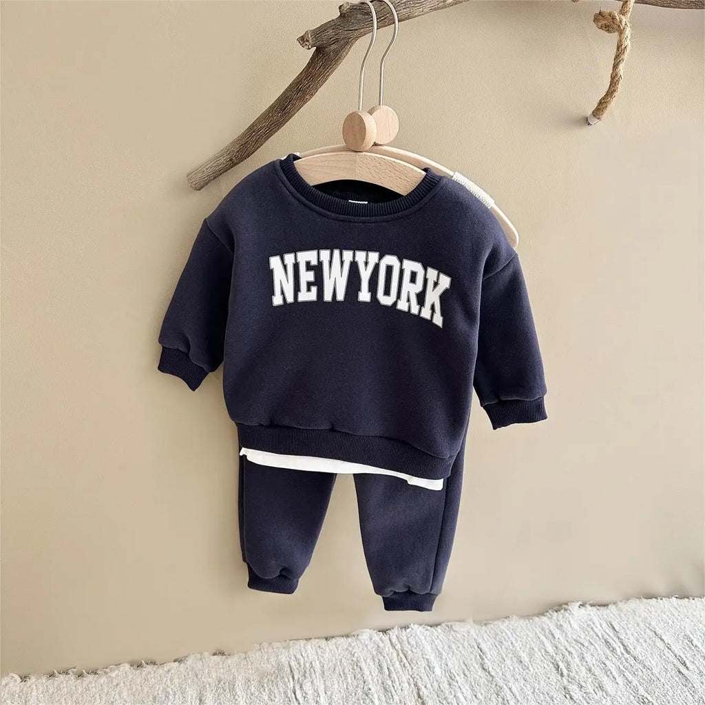New York Print Jogger Set