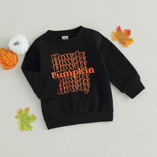 Load image into Gallery viewer, Kids Baby Toddler Boy Girl Halloween Top Letter Print Long Sleeve Pullovers Autumn
