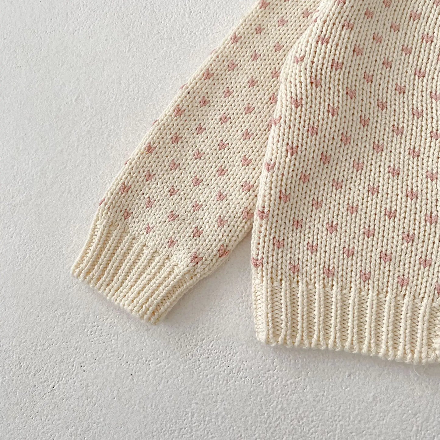 Baby Toddler Girl Sweater Cardigan Elegant Newborn Winter Kid Clothes Long Sleeve Knit Top Thick Warm Knitwear