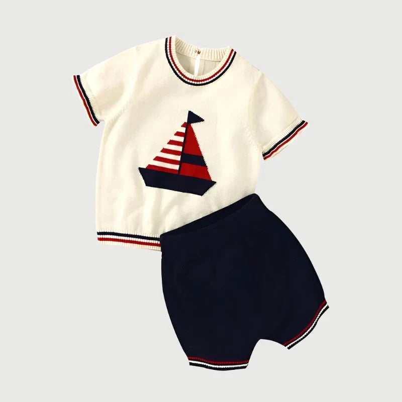 Nautical Knitted Sailor Set