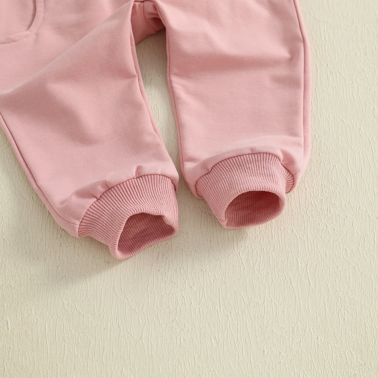 Baby Toddler Girls 2Pcs Game Day Fall Outfits Long Sleeve Bow Football Embroidery Top Jogger Pants Set Clothes