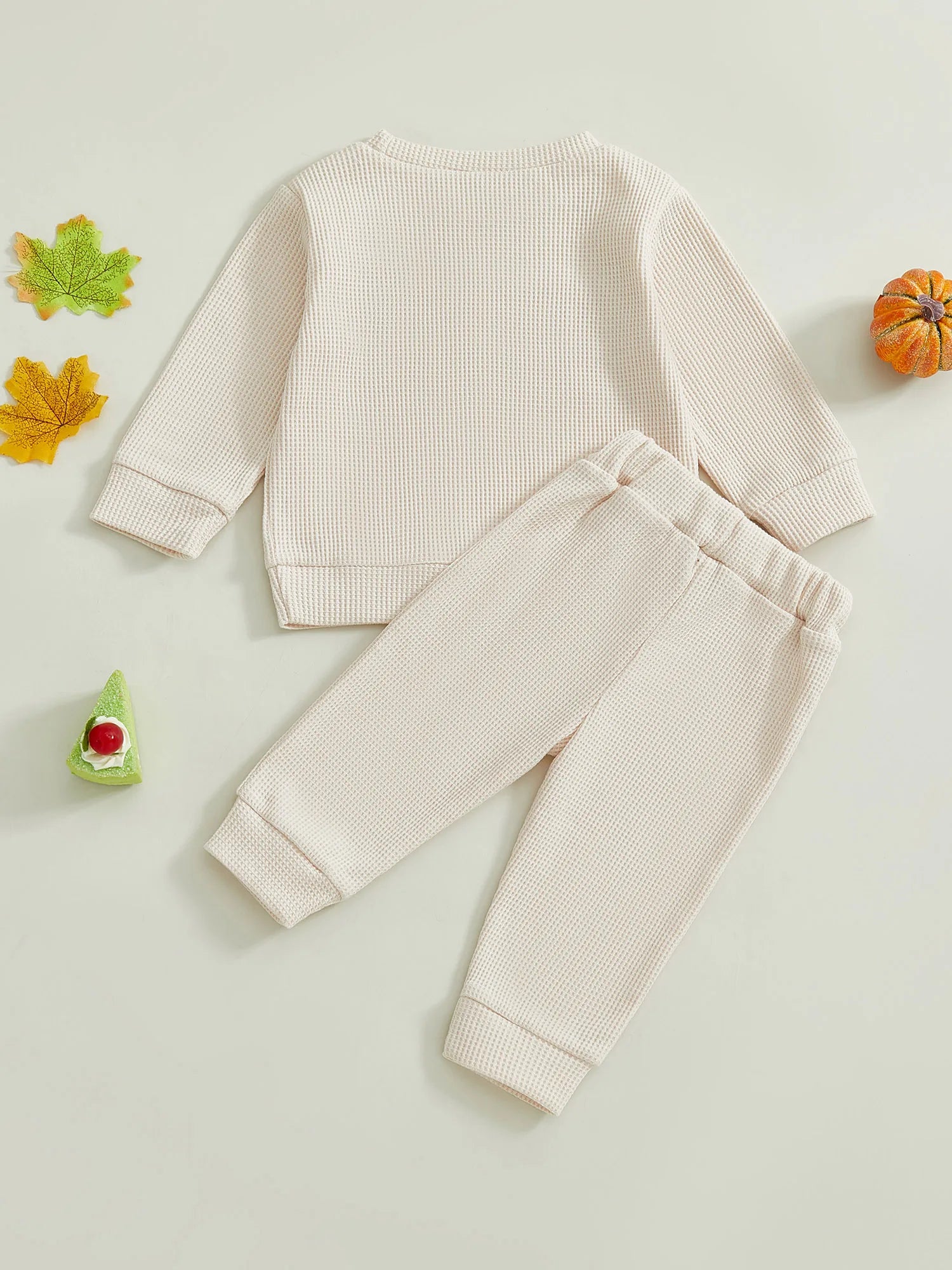 Baby Toddler Boy s2Pcs Little Turkey Thanksgiving Outfit Turkey Letter Embroidery Long Sleeve Pullover Top Elastic Waist Solid Pants Jogger Set