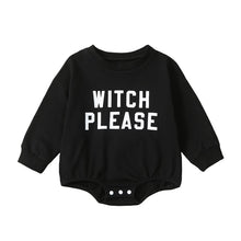 Load image into Gallery viewer, Baby Girls Boys Halloween Bodysuit With Please Print Long Sleeve Jumpsuits Romper
