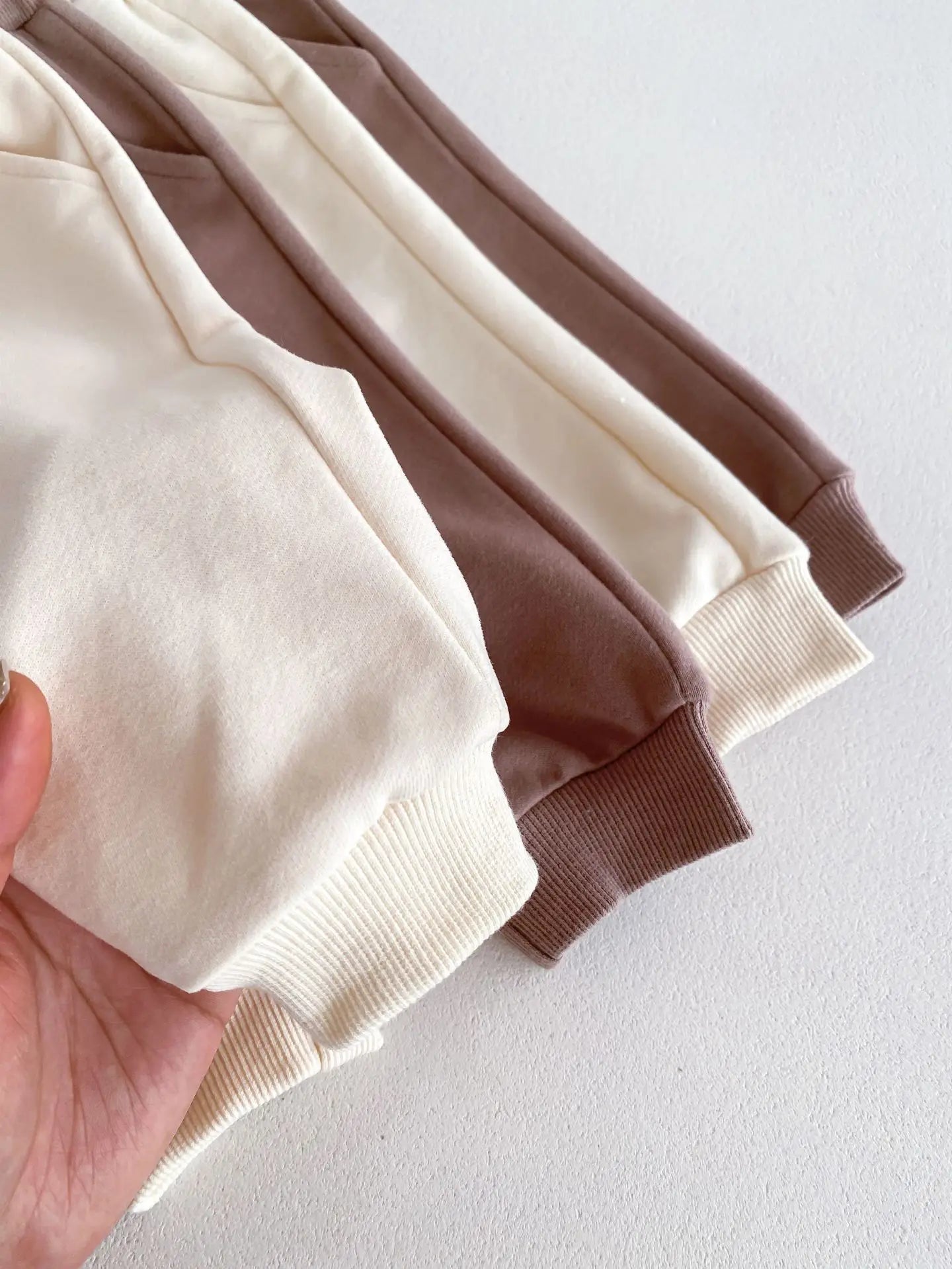 Baby Toddler Boy Girl 2Pcs Clothes Set Autumn Winter Infant Jogger Set Long Sleeve Pullover Top Pant Suit Outfit