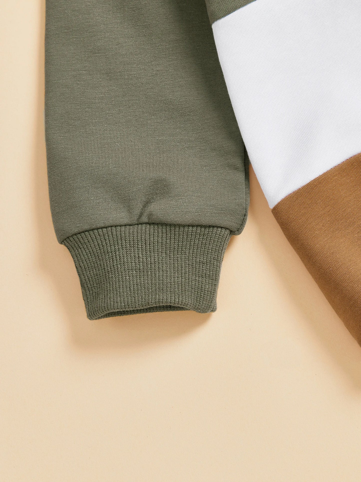 Baby Toddler Boy Autumn Hooded Romper Contrast Color Patchwork Long Sleeve Jumpsuit Cute Infant Bodysuit