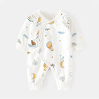 Newborn Printed Casual Jumpsuit Romper