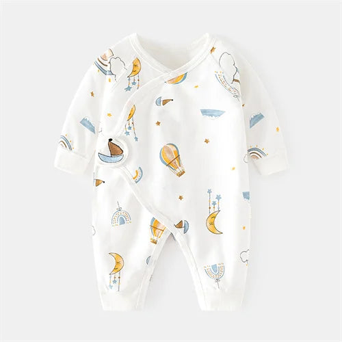 Newborn Printed Casual Jumpsuit Romper