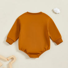 Load image into Gallery viewer, Baby Boys Girls Thanksgiving Gobble Baby / Little Turkey Bubble Romper Letter Embroidery Round Neck Long Sleeve Fall Jumpsuit
