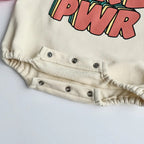 GIRL POWER Patchwork Sweater Bodysuit Romper