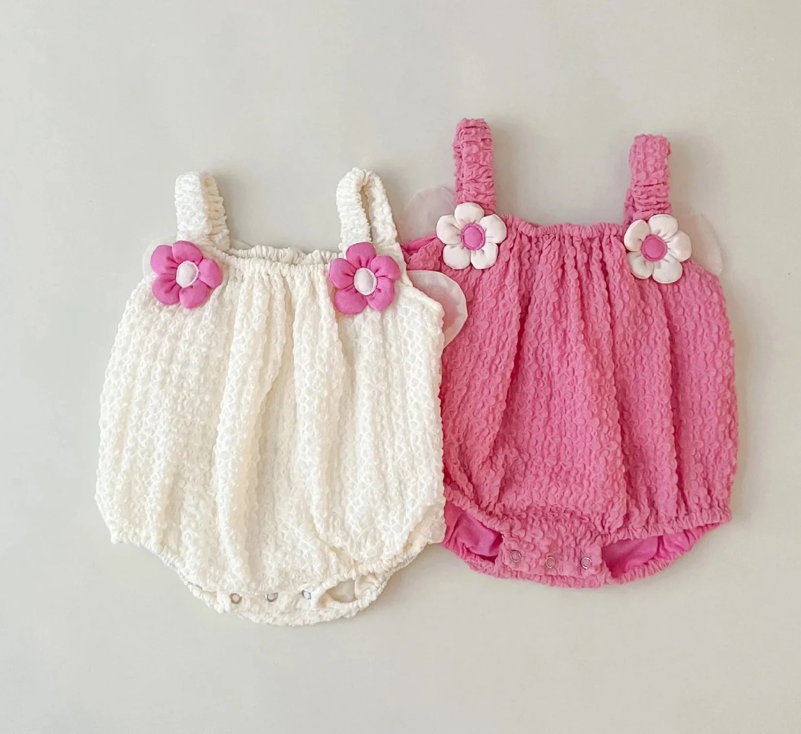 Butterfly Wings Tank Flower Romper