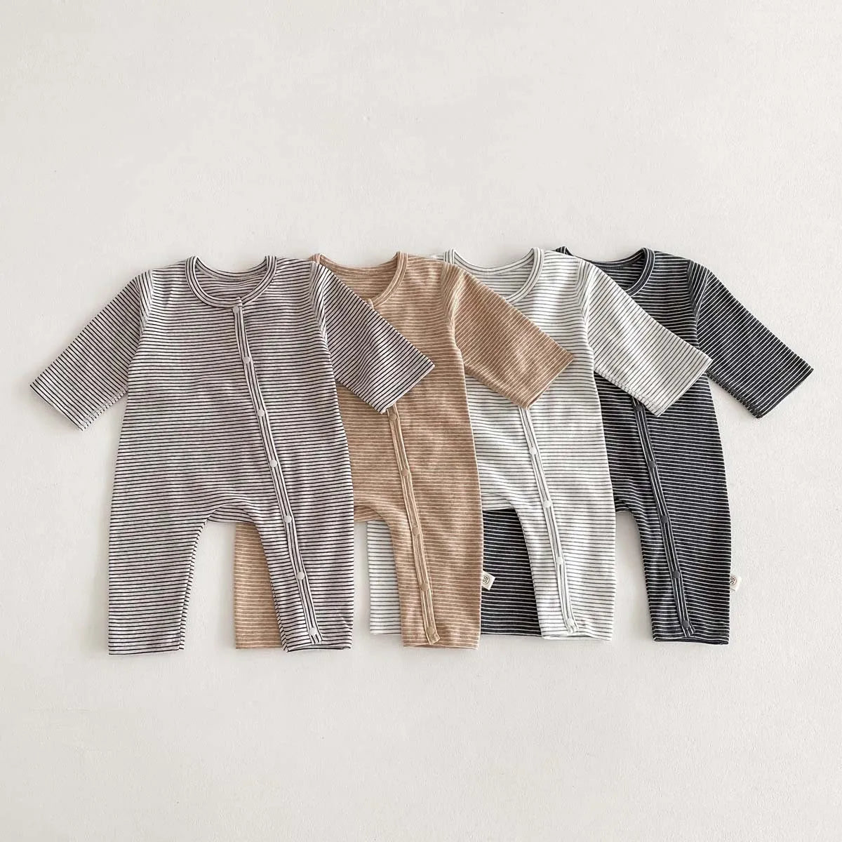Striped Cotton Baby Romper