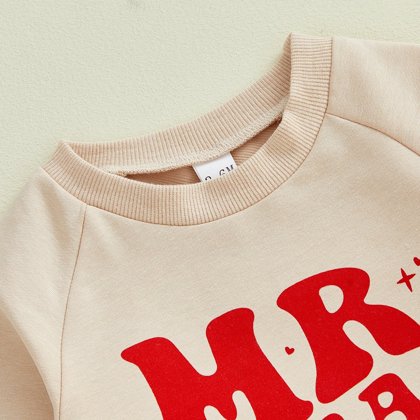 Baby Boy Valentines Romper Mr. Steal Your Heart Fashionable Cute Letters Printed Long Sleeve Jumpsuit