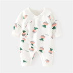 Newborn Printed Casual Jumpsuit Romper