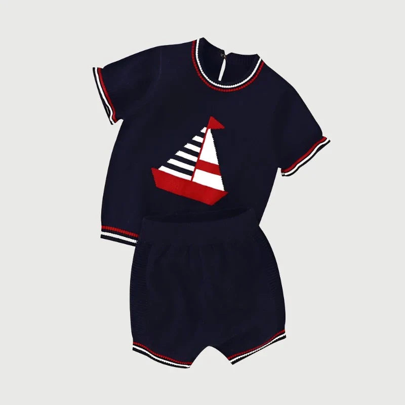 Nautical Knitted Sailor Set