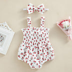 Muslin Romper and Headband Set