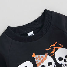 Load image into Gallery viewer, Baby Toddler Boy Girl Halloween Long Sleeve Skull Boo to You Print Pullover Top Fall Clothes
