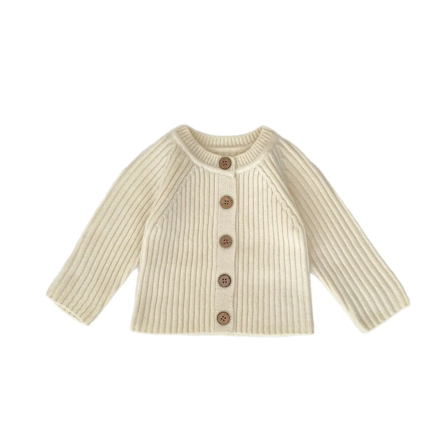 Baby Toddler Boy Girl Sweater Cardigan Knit Winter Clothes Thick Warm Knitwear Long Sleeve Top