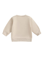 Baby Toddler Girls Boys Halloween Ghost Pumpkin Print Stylish Loose Fit Casual O-Neck Long Sleeve Pullover Top