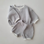 Waffle Sportswear Shorts Set
