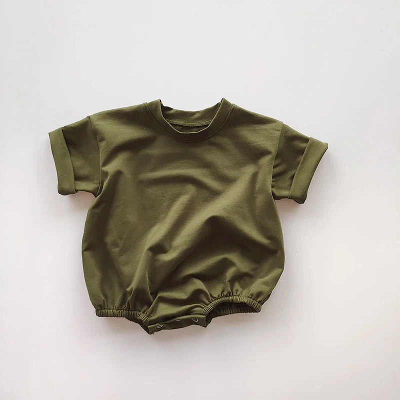 Short Sleeve T-shirt Bodysuit Romper