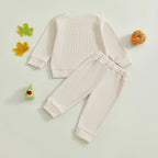 Baby Toddler Boy s2Pcs Little Turkey Thanksgiving Outfit Turkey Letter Embroidery Long Sleeve Pullover Top Elastic Waist Solid Pants Jogger Set