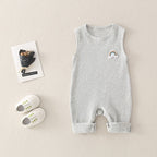Rainbow Sleeveless Tank Playsuit Romper